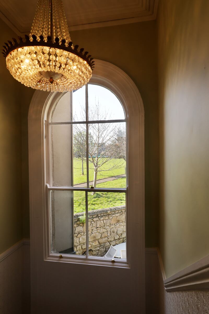 Window on to green space. Photograph: Alan Betson