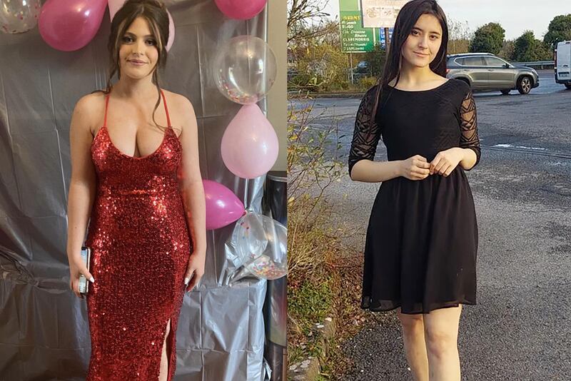 Kiea McCann (17) and Dlava Mohamed (16) who died in a road traffic accident outside Clones in Monaghan