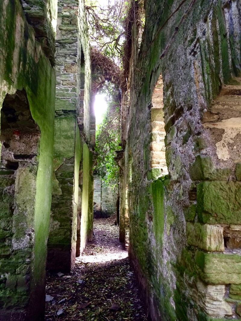 Famine memories: the interior of Schull workhouse, which will be the backdrop for Alanna O’Kelly’s Anáil na Beatha on Saturday night.