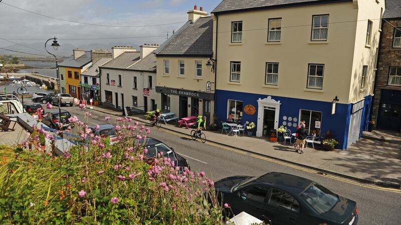 Roundstone village, Connemara, Co Galway. Photograph: Conor McKeown