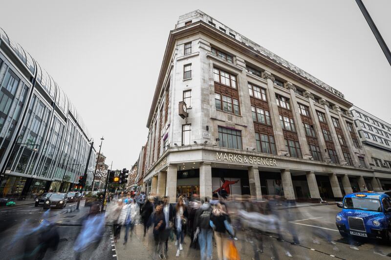 Marks & Spencer: 'embodied carbon' is at the core of a controversy over the company's plan to demolish its original flagship store on Oxford Street in London. Photograph: Leon Neal/Getty