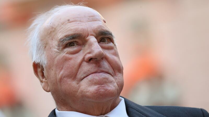 Helmut Kohl at a gala evening in 2012  to honour him  the 30th anniversary of  becoming chancellor. Photograph: Sean Gallup/Getty Images