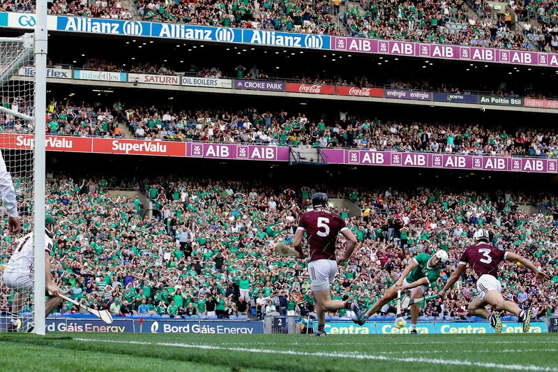 Aaron Gillane: provides a real cutting edge for Limerick, given the right low ball he's almost unmarkable. Equally as potent in the air. Leading contender for Hurler of the Year so far. Photograph: Laszlo Geczo/Inpho 