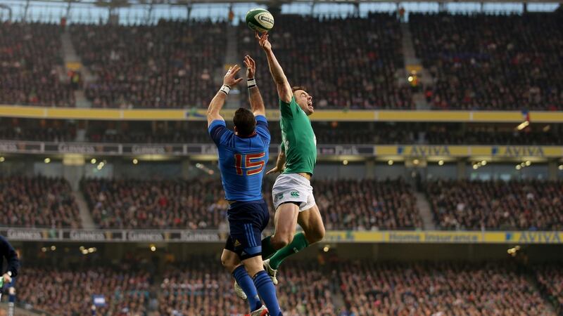 Tommy Bowe and Scott Spedding.