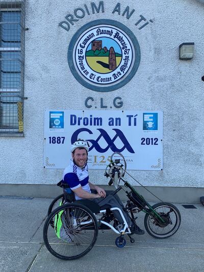 Outside Dromintee GAC, South Armagh - Ellis’ grandma’s townland.