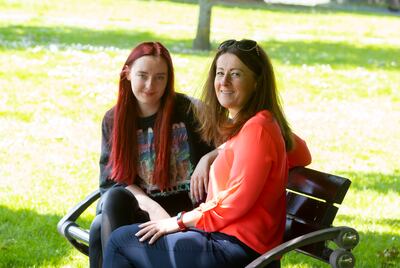 Elizabeth McGrath and Fiona Laffan at People's Park, Waterford city. Photograph: Patrick Browne