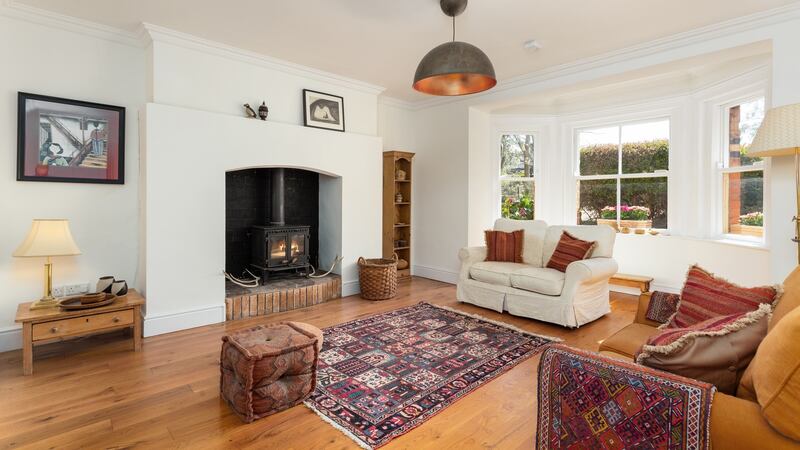 The downstairs livingroom