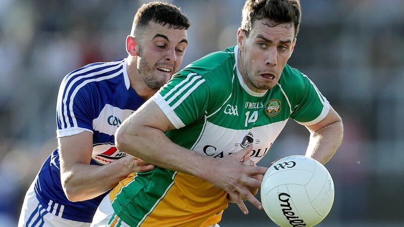Niall McNamee in action for Offaly.