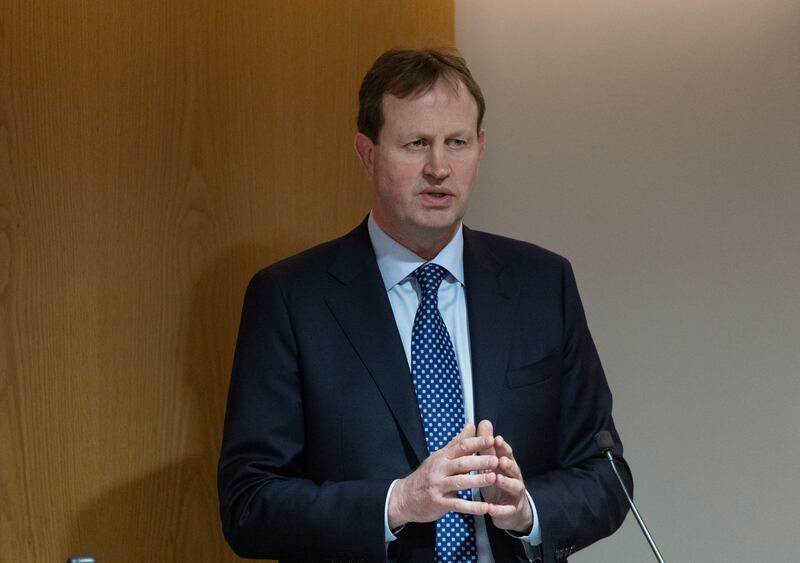 Minister for Justice Jim O'Callaghan met the family of Shane O’Farrell on Friday. Photograph: Sam Boal/Collins Photos 