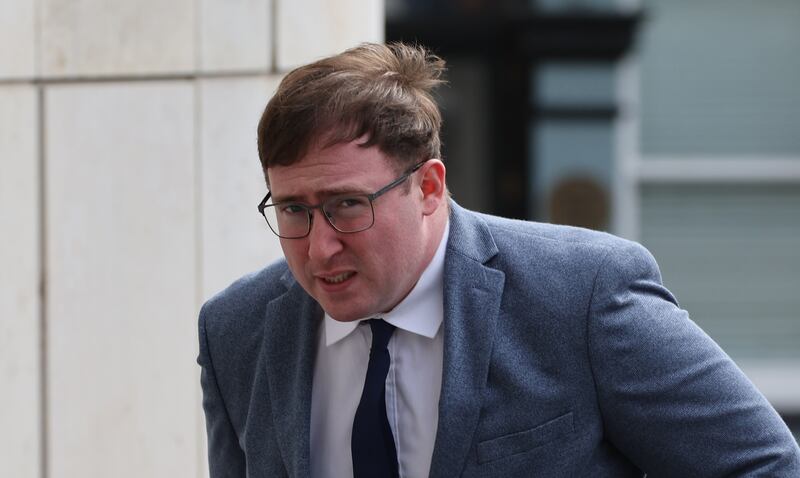 Jonathan Moran at the Criminal Courts of Justice (CCJ) for his sentence hearing. Photograph: IrishPhotoDesk.ie
