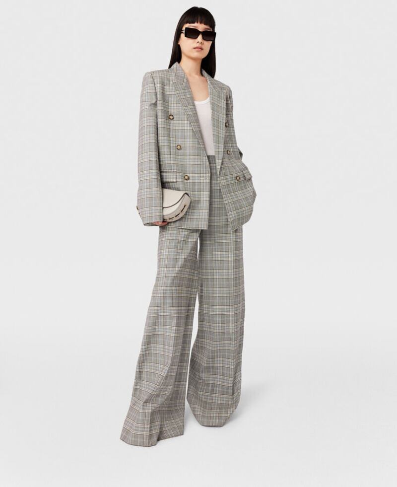 Tailored jacket, €1,690, and wide-leg trousers, €890, Stella McCartney at Brown Thomas and stellamccartney.com