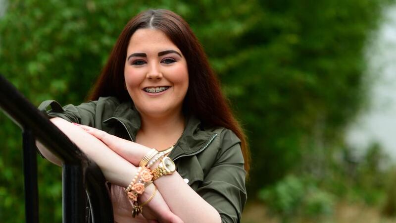 Care-system kid: “It’s scary,” Jasmine Mooney says, “the idea of living on your own without a ma and da.” Photograph: Dara Mac Dónaill Jasmine Mooney recalls sitting in social workers’ offices for hours as they tried finding a home for her. Photograph: Dara Mac Dónaill