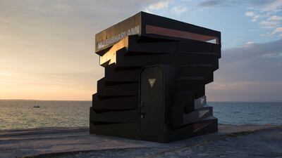 A library on Inis Oirr, built by Harrison Gardner