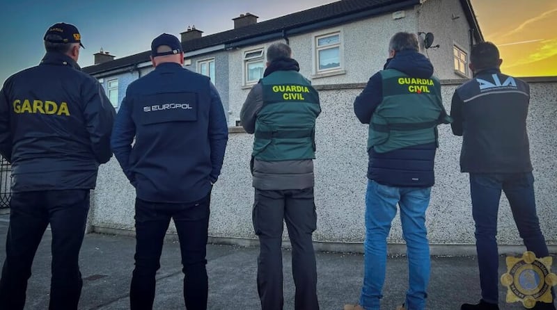 Garda, Spain’s Guardia Civil and the Italian Antimafia Investigation Directorate were all involved in the operation