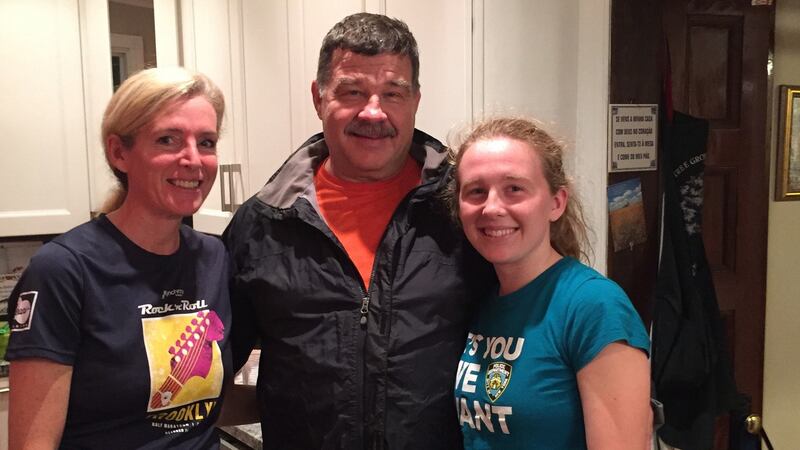 Siobhan, Sean and Deirdre McCafferty: “President Obama always weighed in and blamed the police any time there was a controversial shooting. President Trump doesn’t do that, he is more measured.” Photograph: John Breen