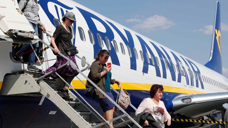 Ryanair has previously declared its intention to become the ‘Amazon of travel’, or, as chief marketing officer Kenny Jacobs puts it, a ‘travel retailer with a low-cost airline at its centre’. Photograph: Gleb Garanich/Reuters