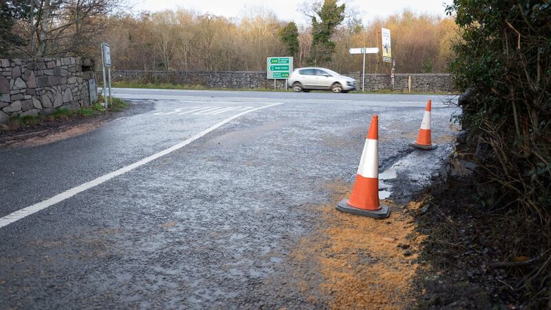 The junction with Barna Road on the N59 between Galway and Moycullen, where the incident involving Cliodhna Thornton happened. Photograph: Andrew Downes/xposure Cliodhna Thornton (20) from Coismeig mór, Furbo who died after she fell from the back of a van in Co Galway. Photograph via Facebook