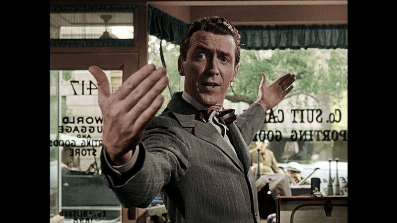 Jimmy stewart in  It’s a Wonderful Life