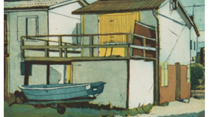 Colin Martin, etching & aquatint, Endless, Endless, B&A collection