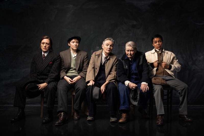 The Quare Fellow cast. Photograph: Johnny Savage