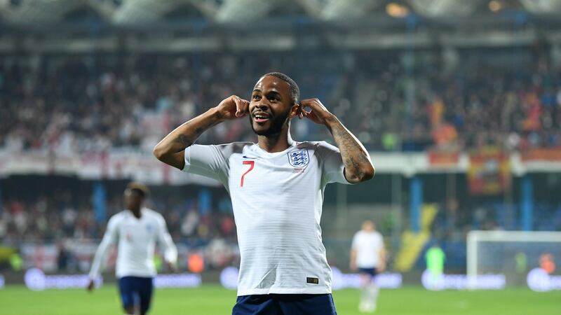 Raheem Sterling responded to the racist chanting from Montenegro fans during England’s recent Euro 2020 qualifier. Photo: Michael Regan/Getty Images