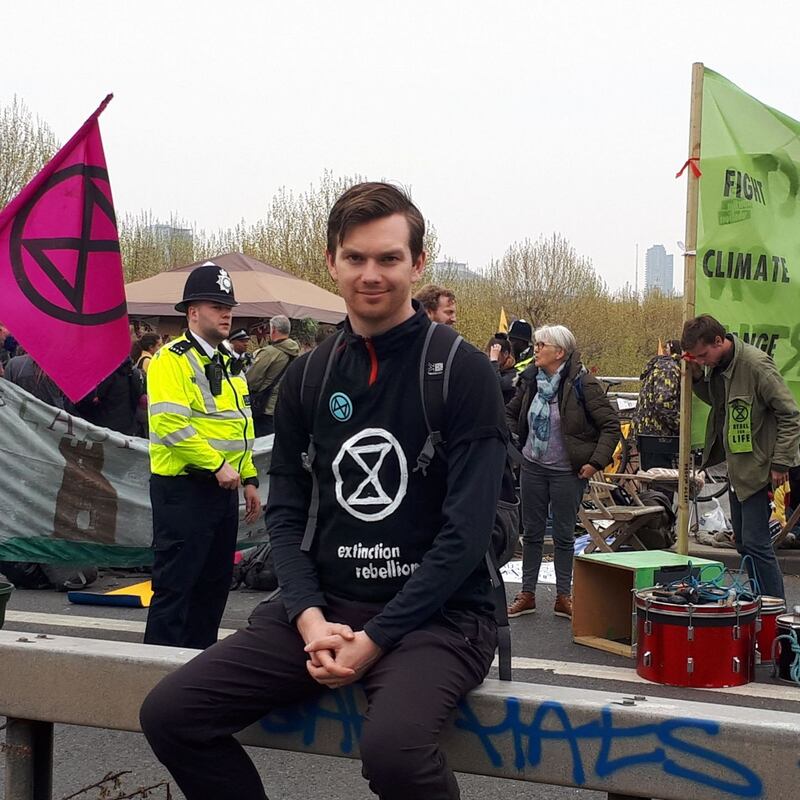 Ciaran O’Carroll of Extinction Rebellion