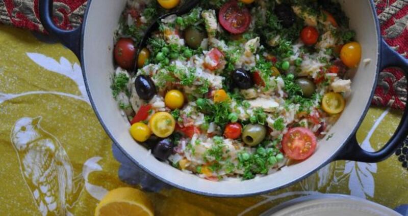 Lilly Higgins’s easy paella. Photograph: Lilly Higgins