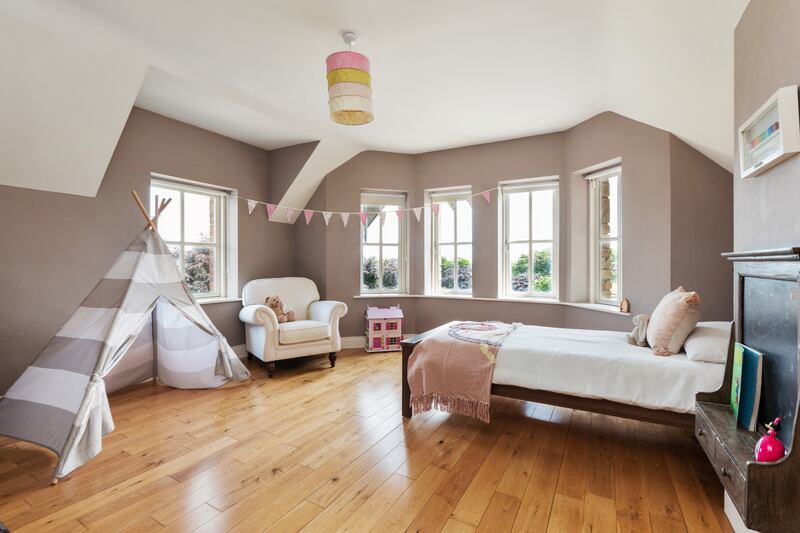 The house has four large bedrooms