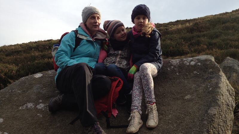 Anne-Marie Parnell on an adventure with with Ava and Erin