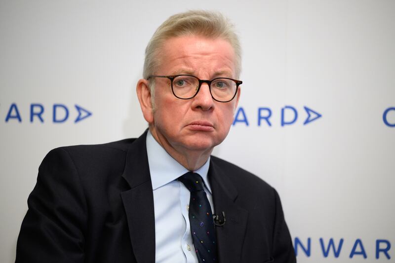 MP for Surrey Heath Michael Gove says the decision to axe the 45 per cent rate and to remove the bankers’ bonus cap in the middle of a cost-of-living crisis displays 'the wrong values'. Photograph: Leon Neal/Getty