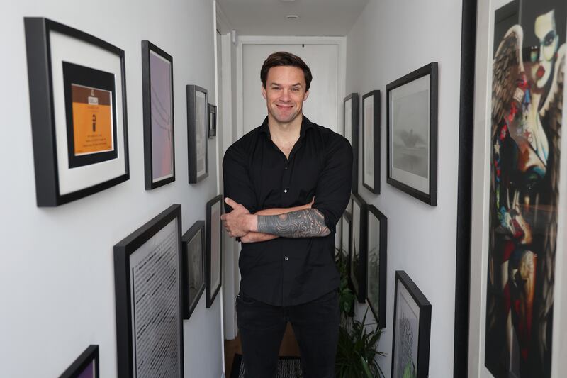 Niall Breslin. His 'boring Midlands accent' was helpful in making his Wake Up/Wind Down podcast, he says. 'It's like your man in Father Ted.' Photograph: Nick Bradshaw