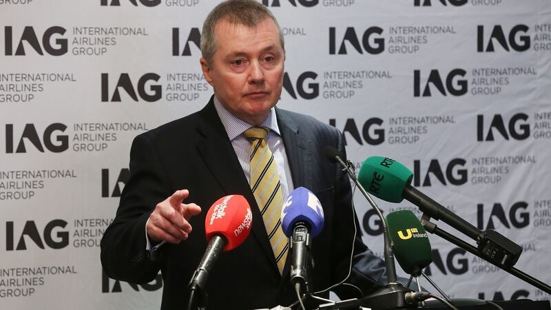 IAG chief executive Willie Walsh:  expected 2.5 per cent capacity growth in 2017, with Aer Lingus expected to expand more quickly than fellow group carrier British Airways. Photograph: Niall Carson/PA Wire