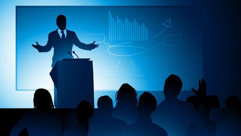 Public spreaking: far from easy, but there are companies which can put you in touch with writers to help with your speech