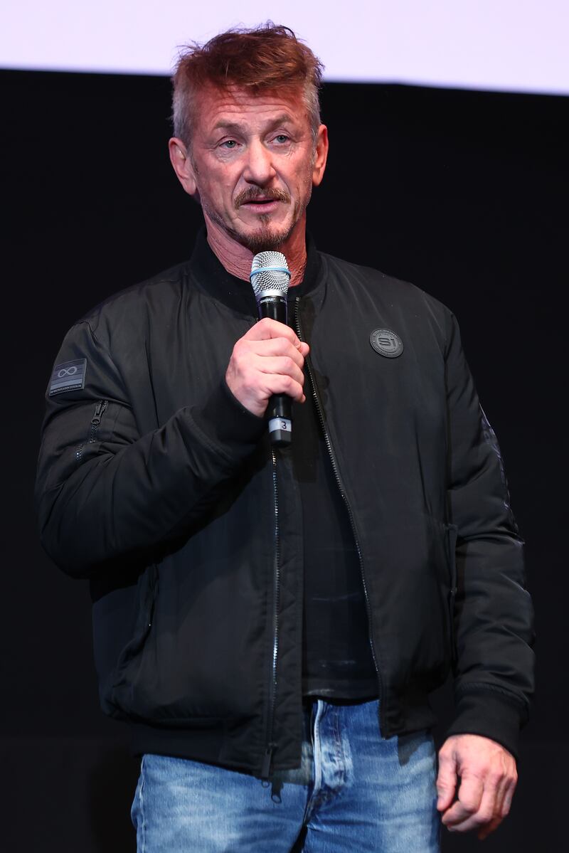 Sean Penn at the Superpower in Berlin in 2023. Photograph: Sebastian Reuter/Getty Images