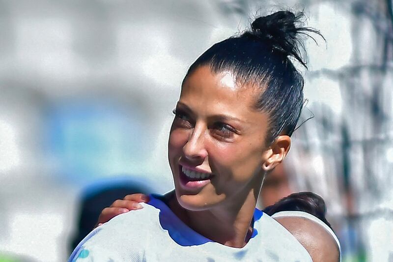 Spanish midfielder Jenni Hermoso. Photograph: Jaime Lopez/AFP via Getty