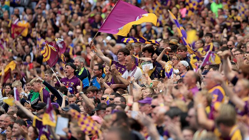Look at the Leinster final crowds over the past few years – 29,000 in 2016, then 60,000 in 2017 and back to 40,000 last year. No prizes for guessing which year Wexford were there. Photograph: Donall Farmer/Inpho