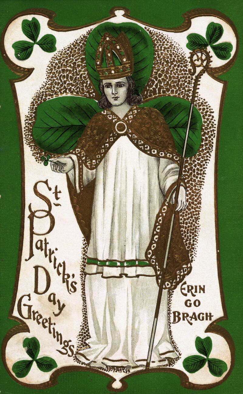 St Patrick is credited with introducing the shamrock as a symbol of the Holy Trinity. Photograph: Bettmann/Getty