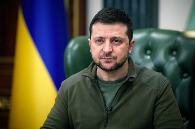 On February 24th, Ukrainian president Volodomyr Zelenskiy said all of Europe was on the edge of a war that could 'burn everything'. Photograph: Ukrinform/Future Publishing via Getty Images