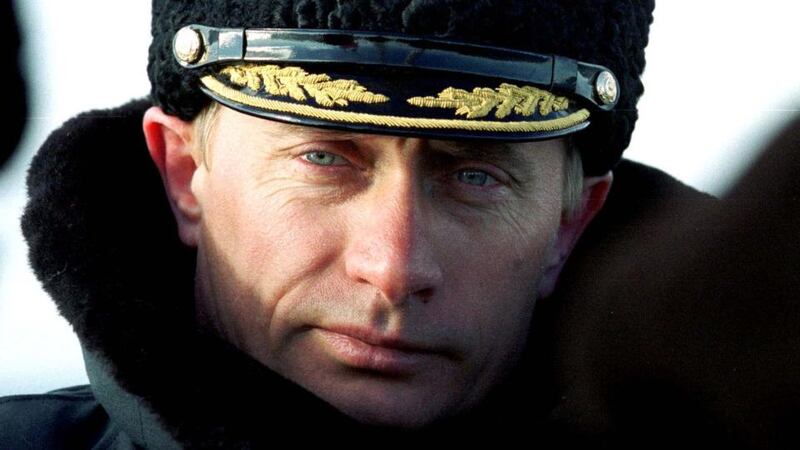 Russian pride: Vladimir Putin at naval exercises in 2000. Photograph: by Laski Diffusion/Getty