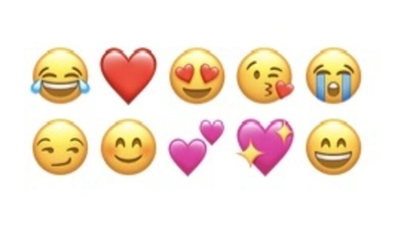 The most popular emojis among women