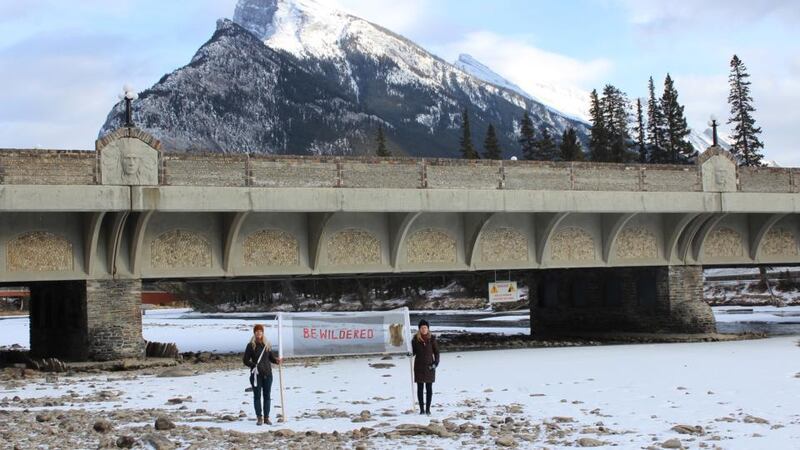 Detail from OH Alberta: Bewildered in Banff by Anna Macleod