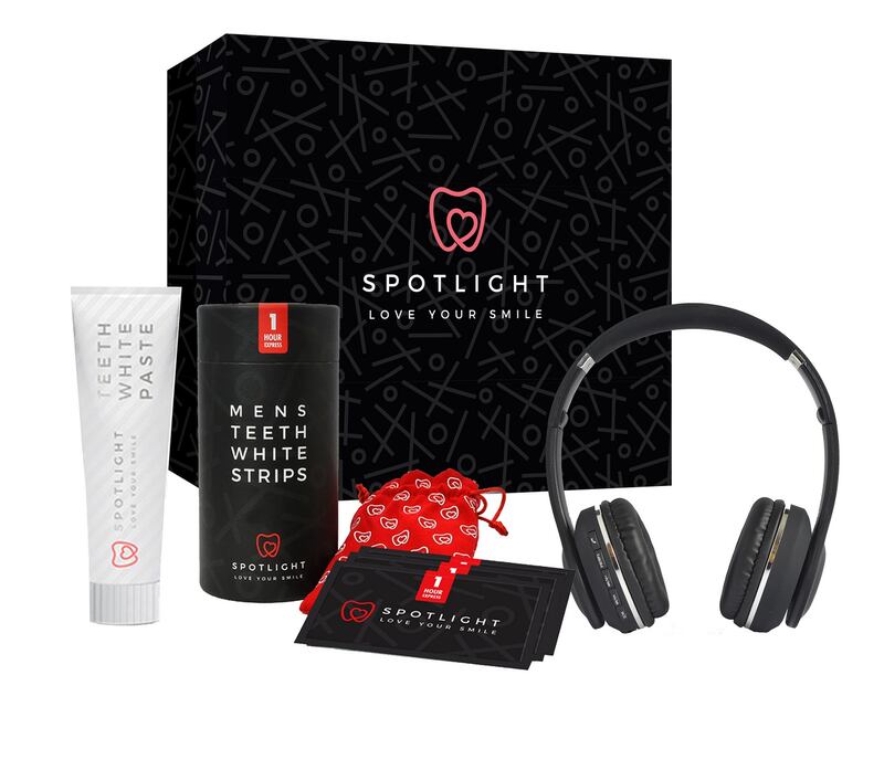 Spotlight men’s gift set, €75, Boots