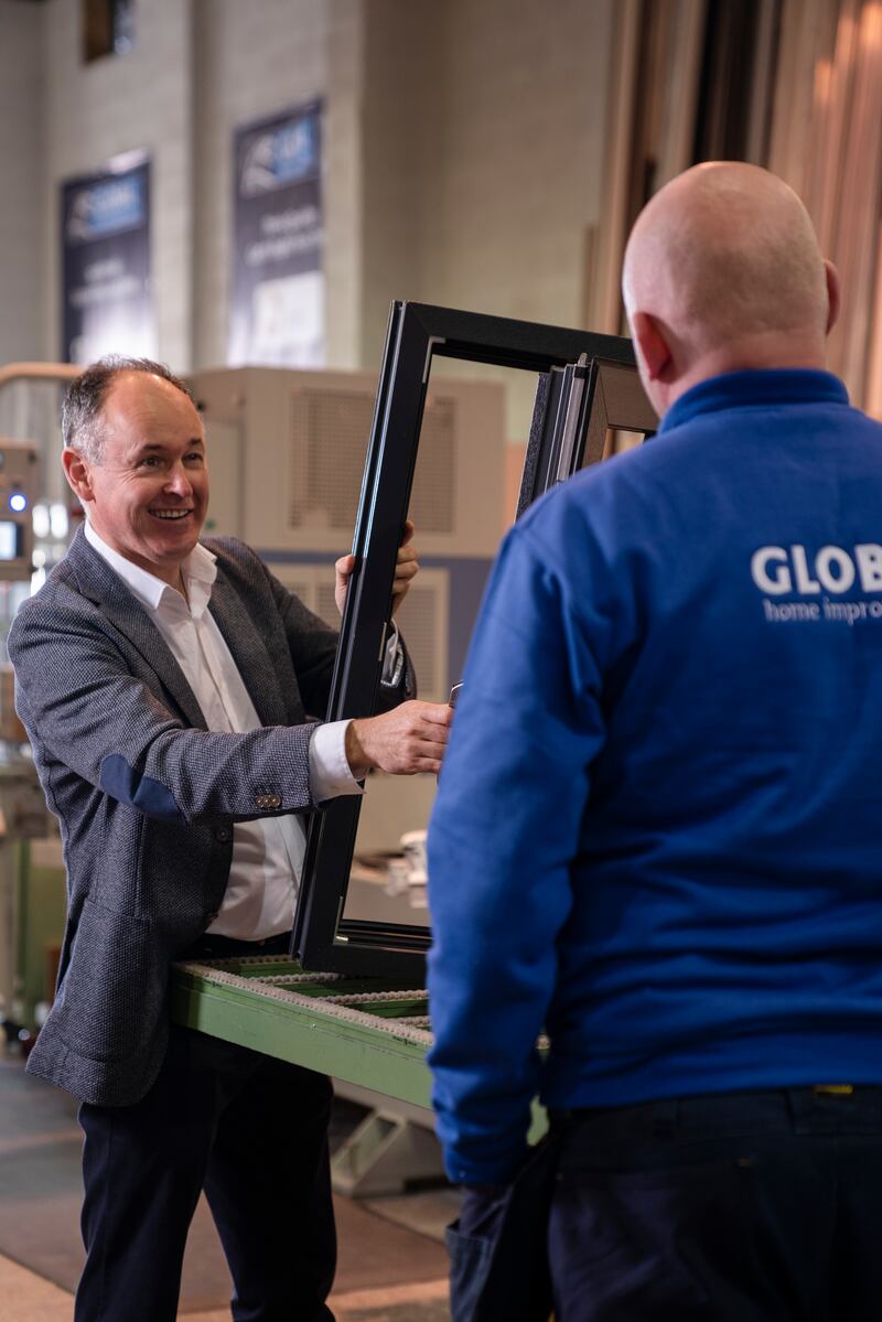 Global Home Improvements managing director Barry Shevlin says better insulation is a key motivator for people replacing windows and doors