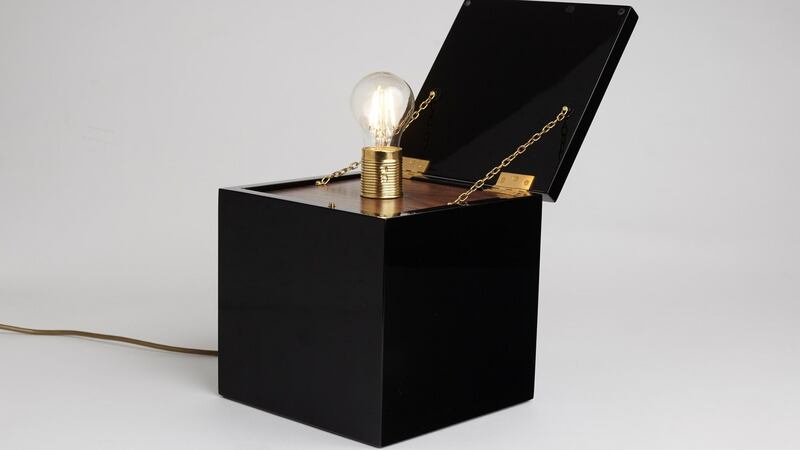 Jack-in-the-box lamp by Tricia Harris