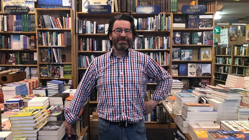 Vinny Browne, buyer for Charlie Byrne’s Bookshop in Galway