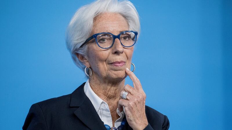 ECB president Christine Lagarde is now refusing to rule out a rate increase this year. Photograph: Thomas Lohnes/EPA