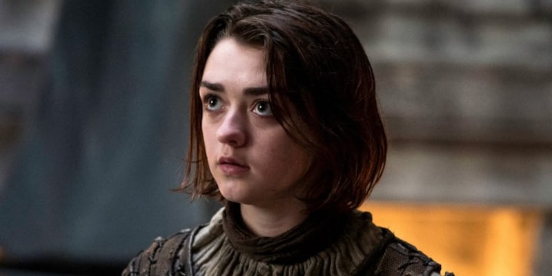 Arya Stark played by Maisie Williams