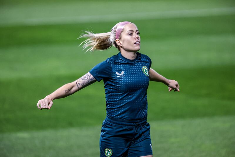 Denise O'Sullivan is among the Irish player who could imprint themselves on the national psyche during the World Cup. Photograph: David Gray/AFP via Getty Images