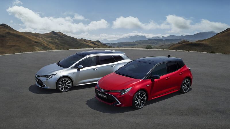 The new Toyota Corolla Touring estate and hatchback: The full range arrives not only with hybrid but with increased levels of equipment
