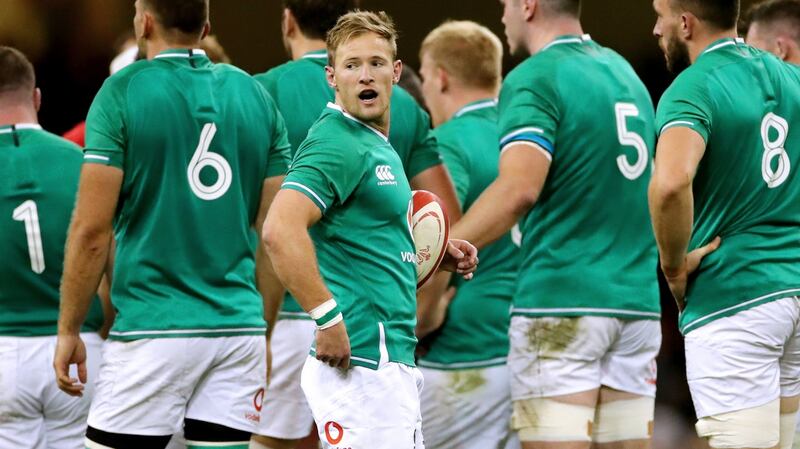 Kieran Marmion: his  losing out to Luke McGrath has me conflicted.  McGrath is a steady head while Marmion is the type of scrumhalf who can change up a game.  Photograph: James Crombie/Inpho